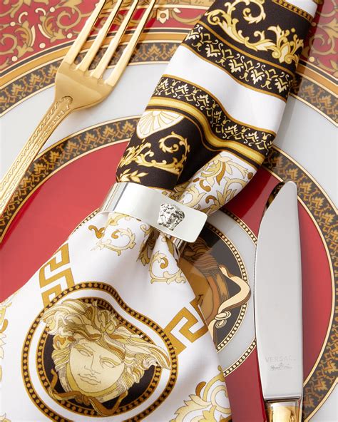 versace napkin rings